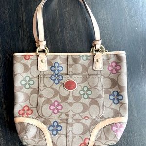 Authentic Leather Coach Bag